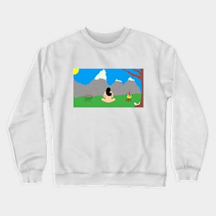 Sweet Naughty Meditation Crewneck Sweatshirt